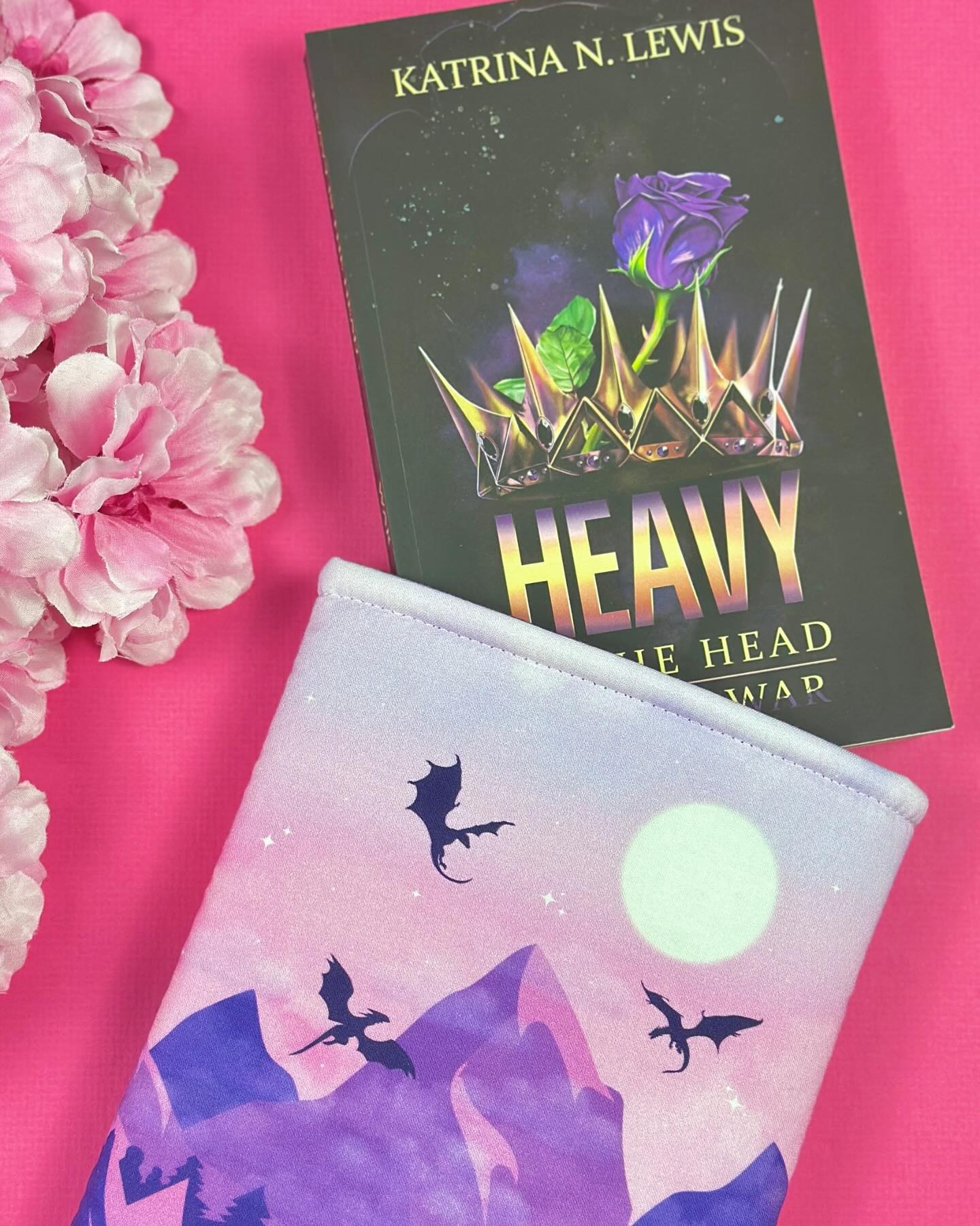 Purple Dragon Book Sleeve