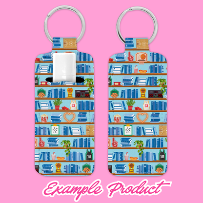 Basketball Romance Bookshelf Seamless Pattern