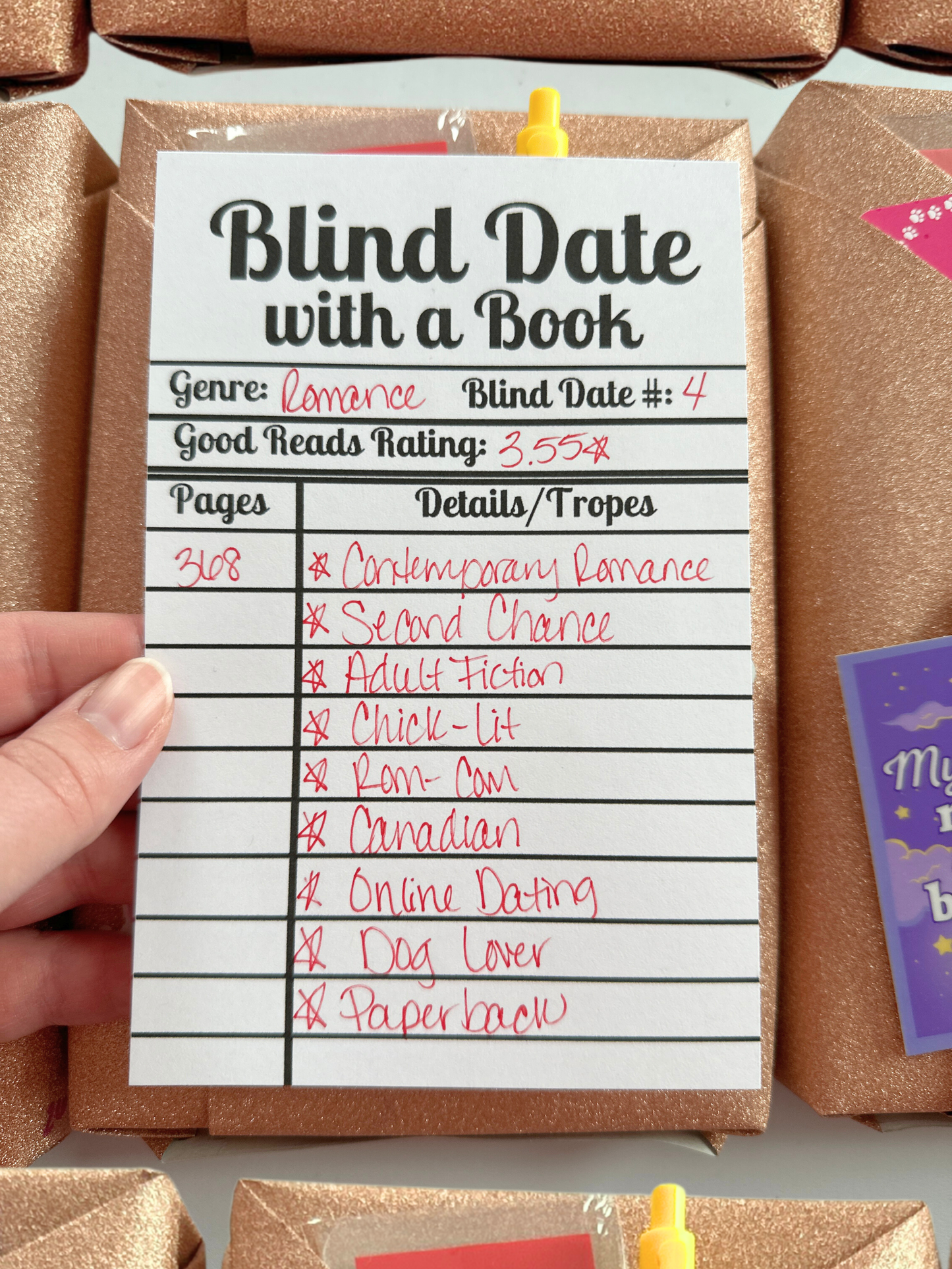 Blind Date with a Book:  Contemporary Romance
