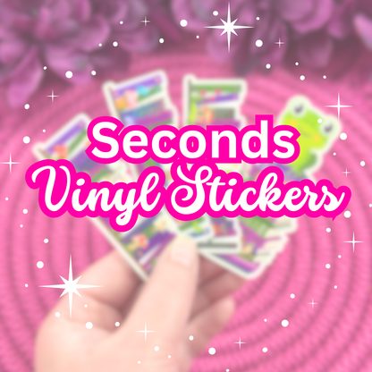 SECONDS: Vinyl Stickers