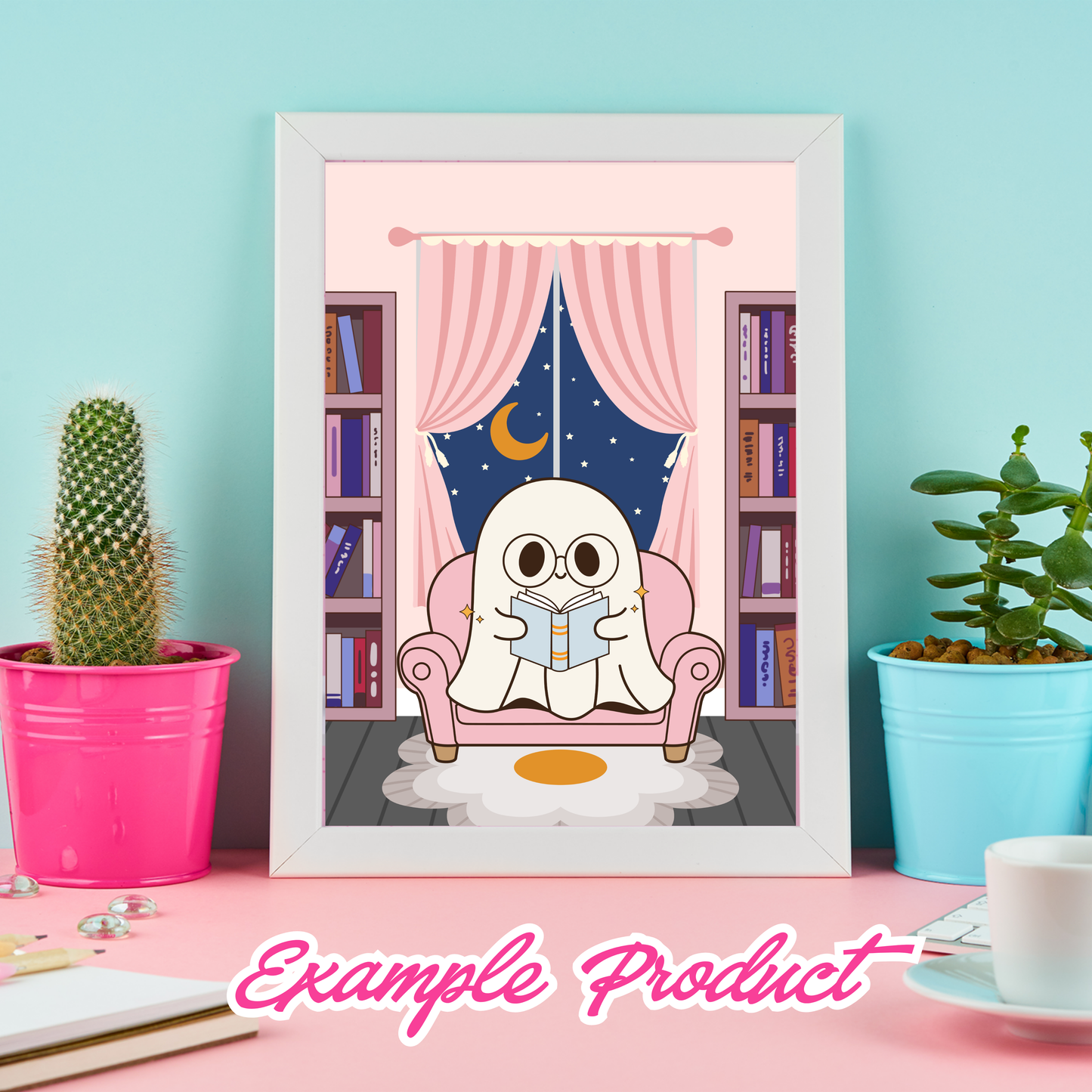 Pink Halloween Nook Clipart