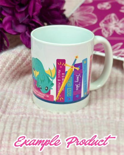 Romantasy Bookshelf Clipart
