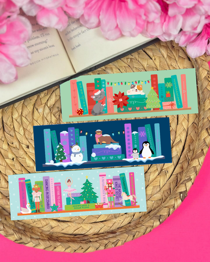 Christmas Cats Bookmark