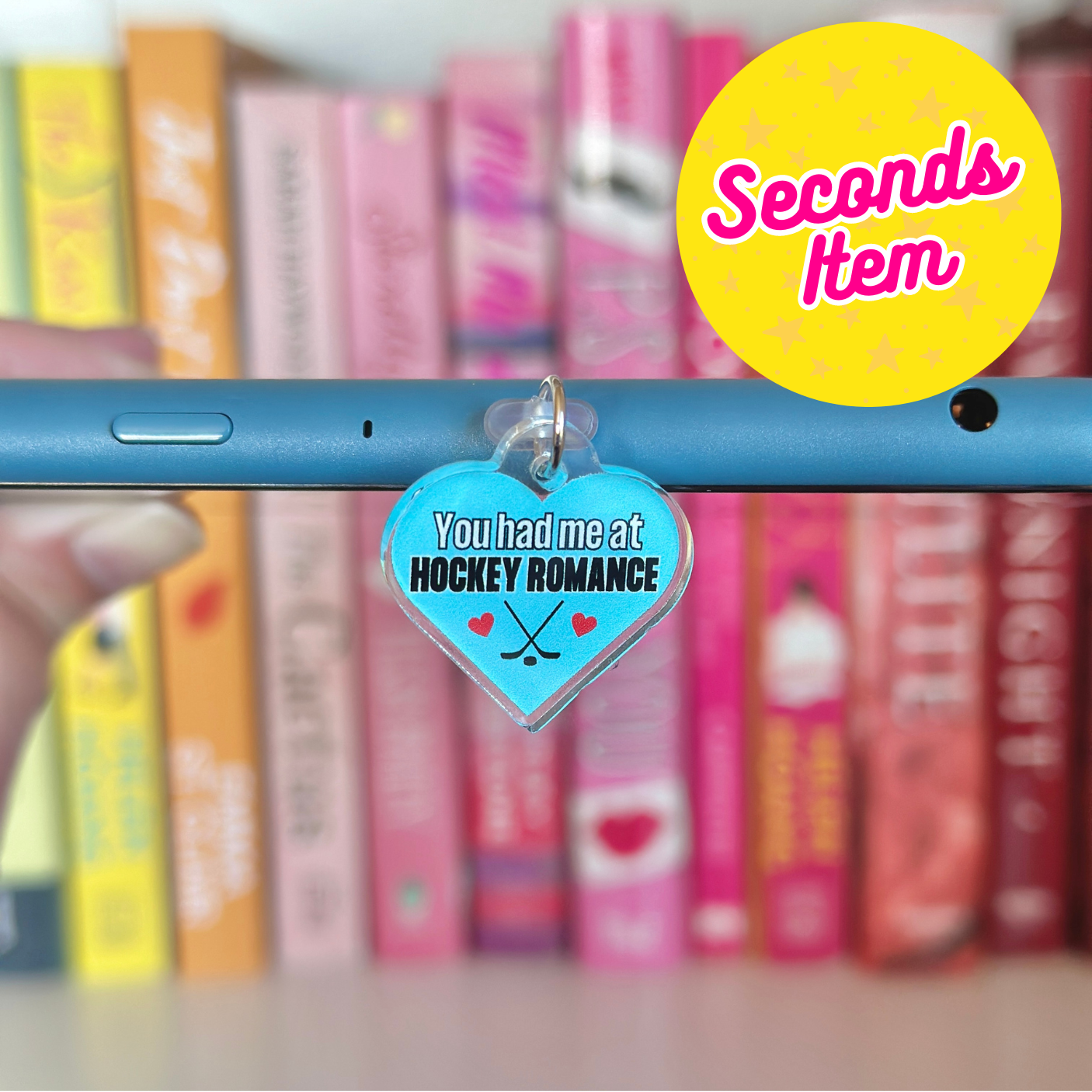 SECONDS: Hockey Romance Kindle Charm