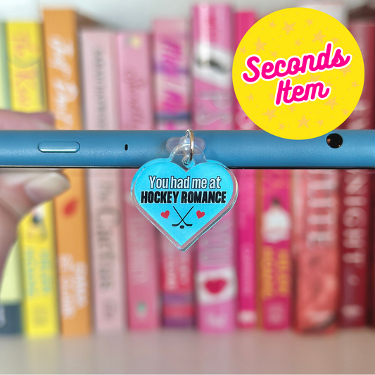 SECONDS: Hockey Romance Kindle Charm