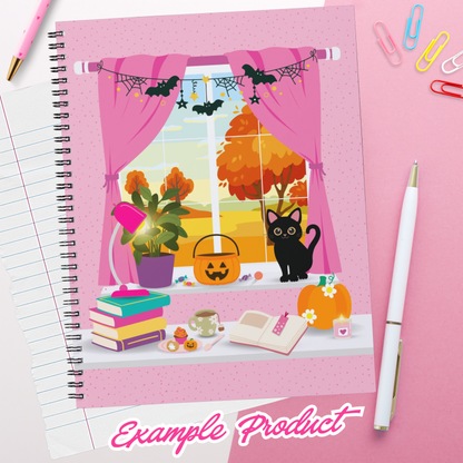 Halloween Book Nook Clipart