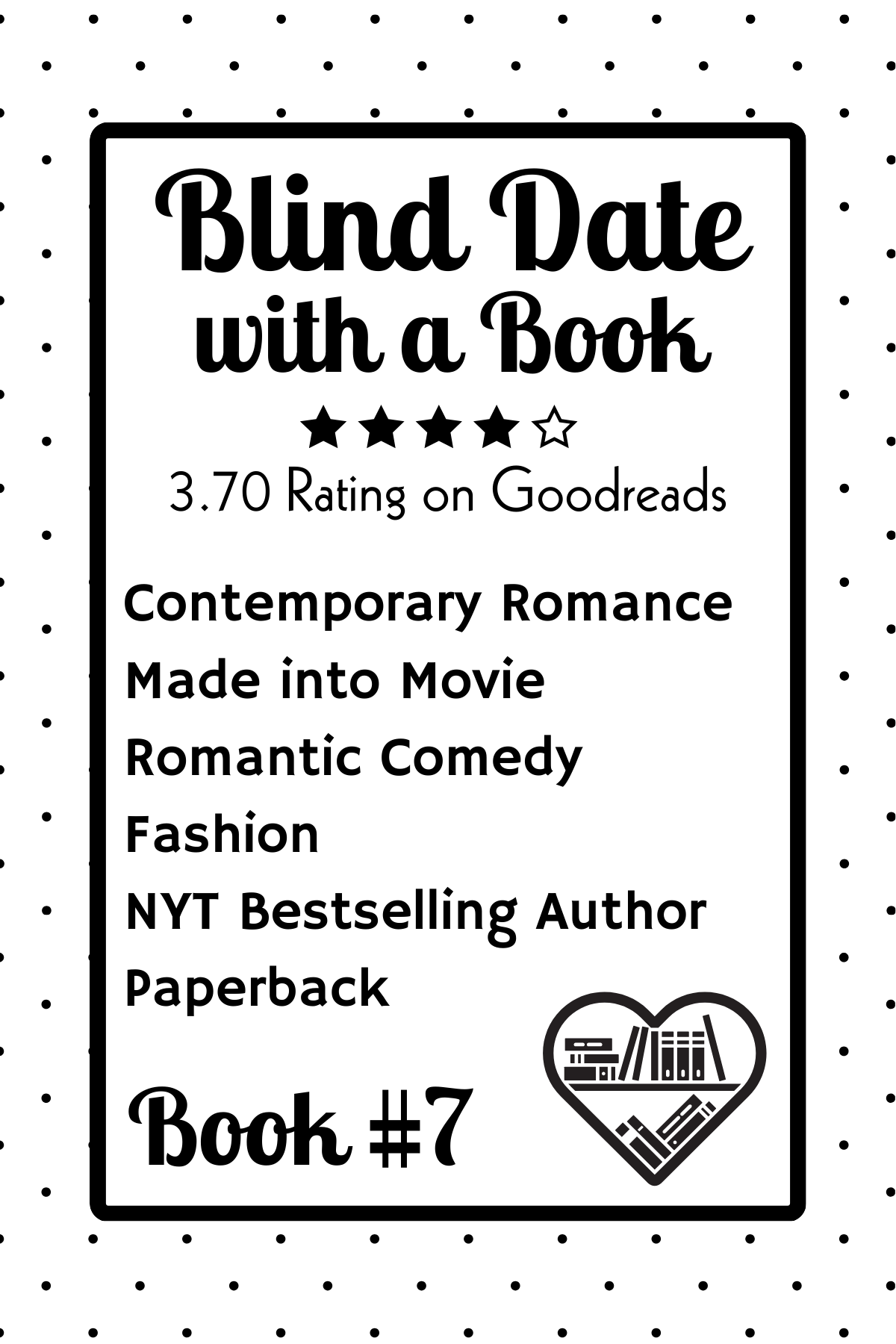 Blind Date with a Book:  Contemporary Romance