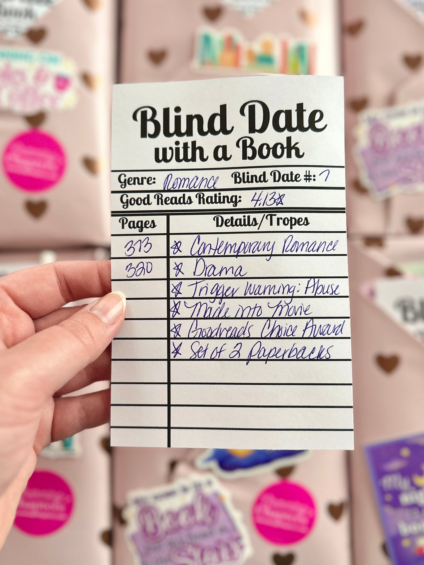 Blind Date with a Book:  Contemporary Romance