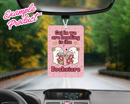 Bookstore Car Freshener Design