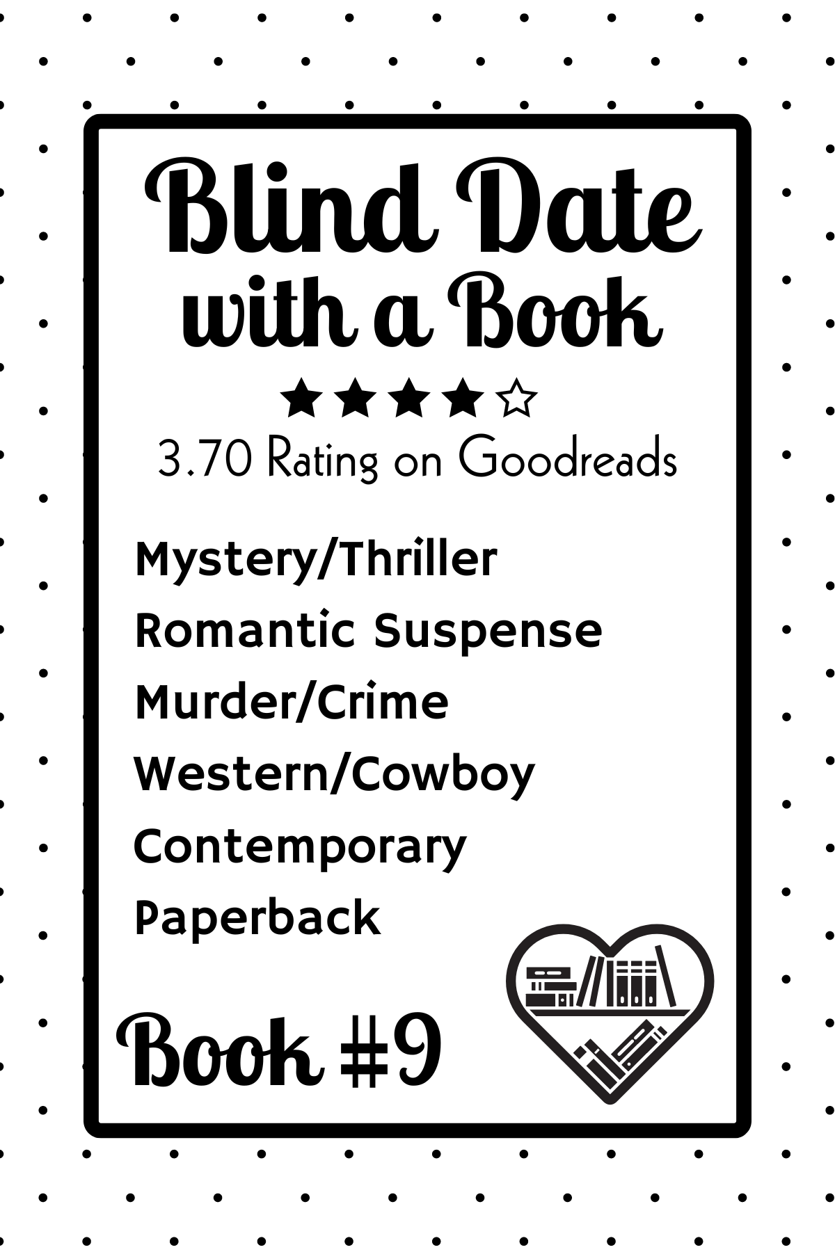 Blind Date with a Book:  Mystery/Thriller