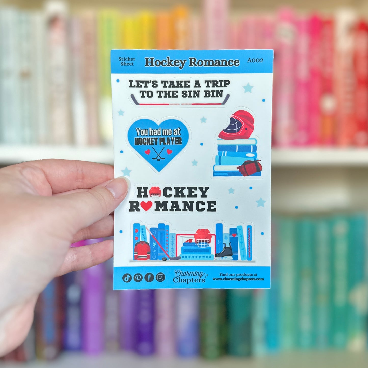 Hockey Romance Vinyl Sticker Sheet