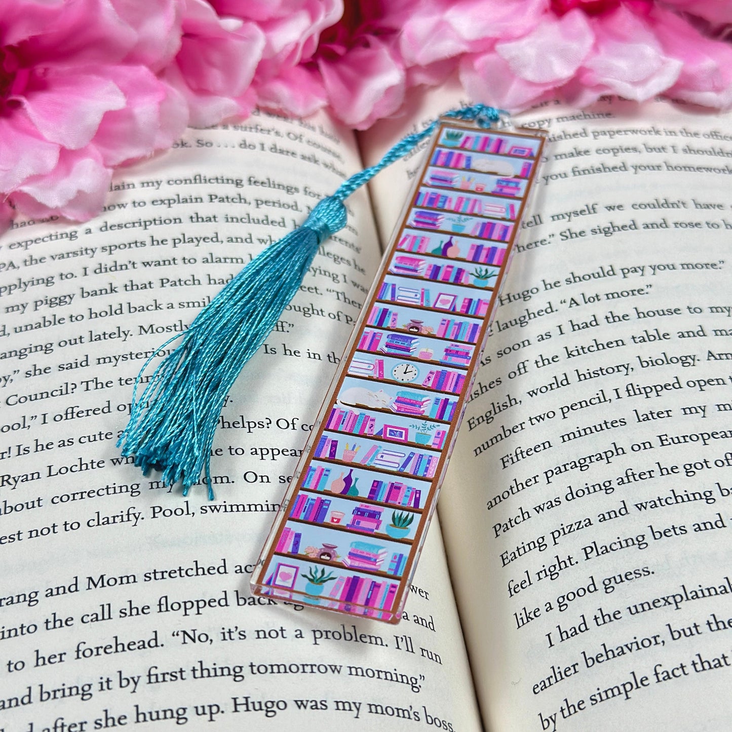 SECONDS: Cat Lover Acrylic Bookmark