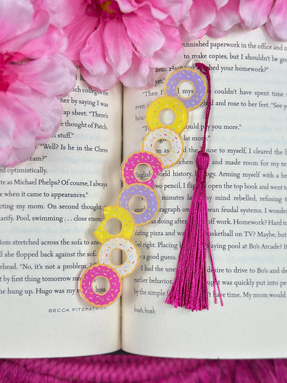 Donut Acrylic Bookmark
