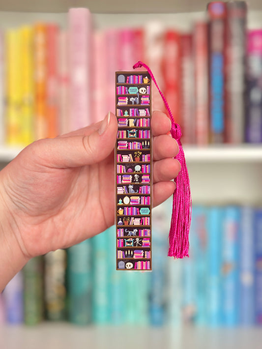 Haunted Library Acrylic Bookmark