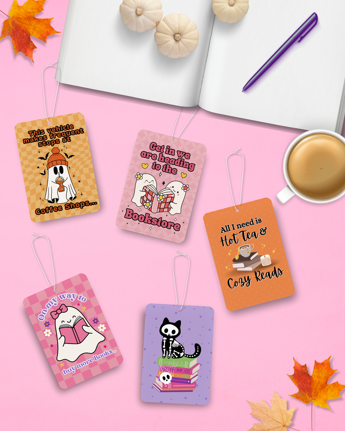 Skeleton Cat Car Freshener Design