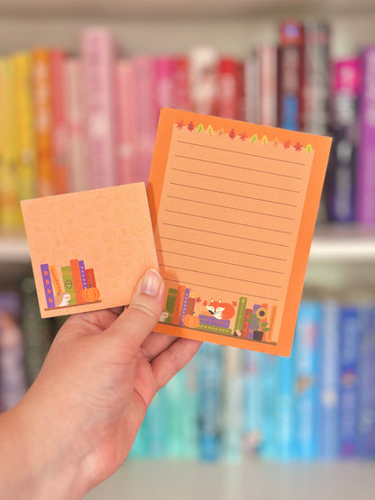 Autumn Bookshelf Stationery Set