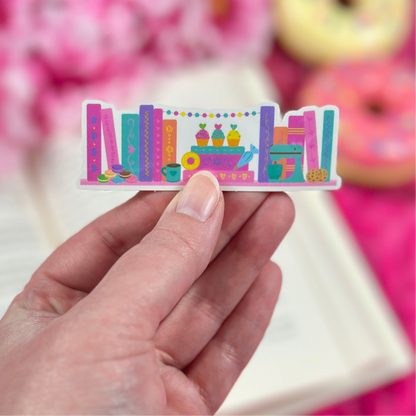 Bakery Bookshelf Vinyl Sticker