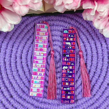 Romance Reader Acrylic Bookmark