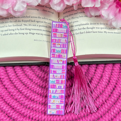 Romance Reader Acrylic Bookmark