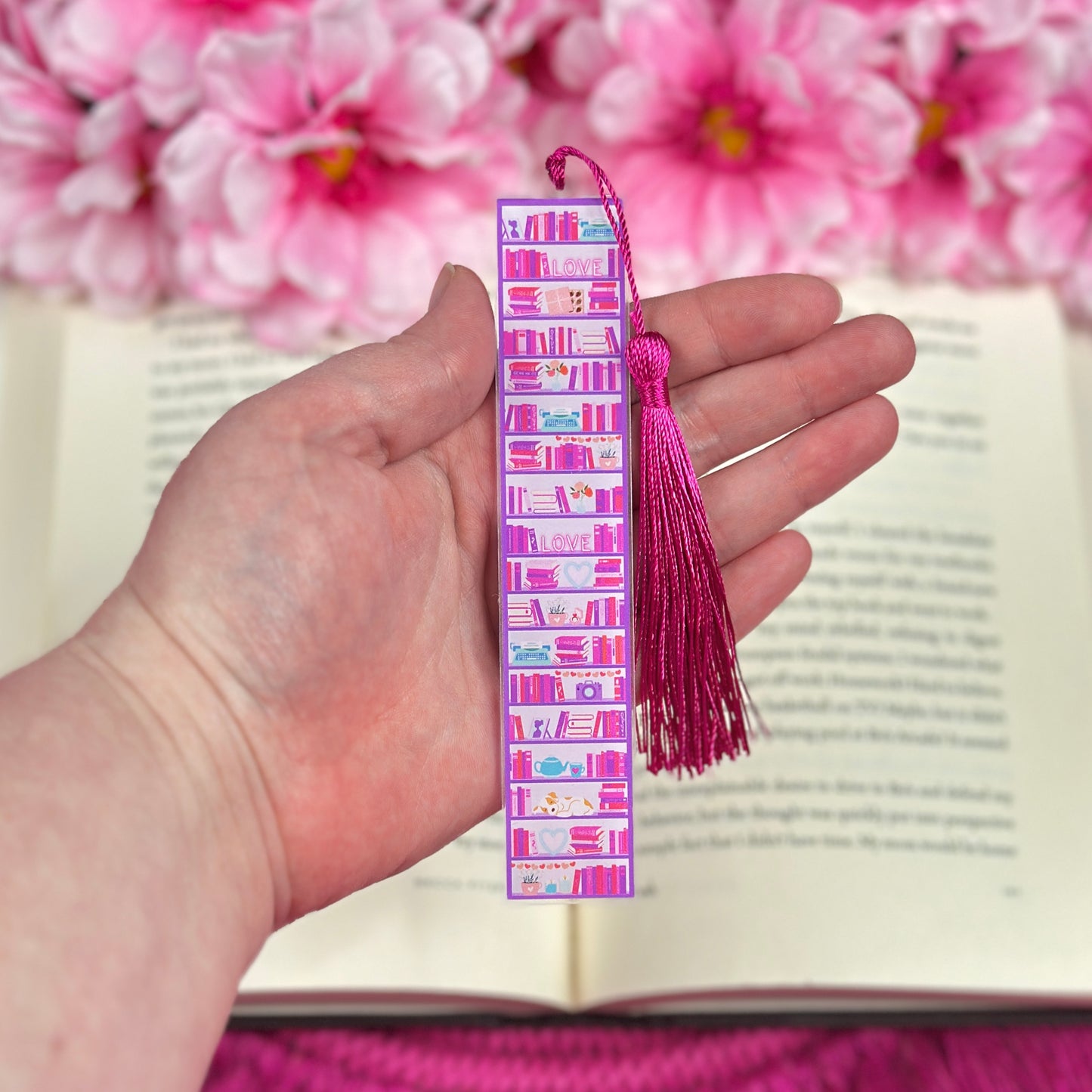 Romance Reader Acrylic Bookmark