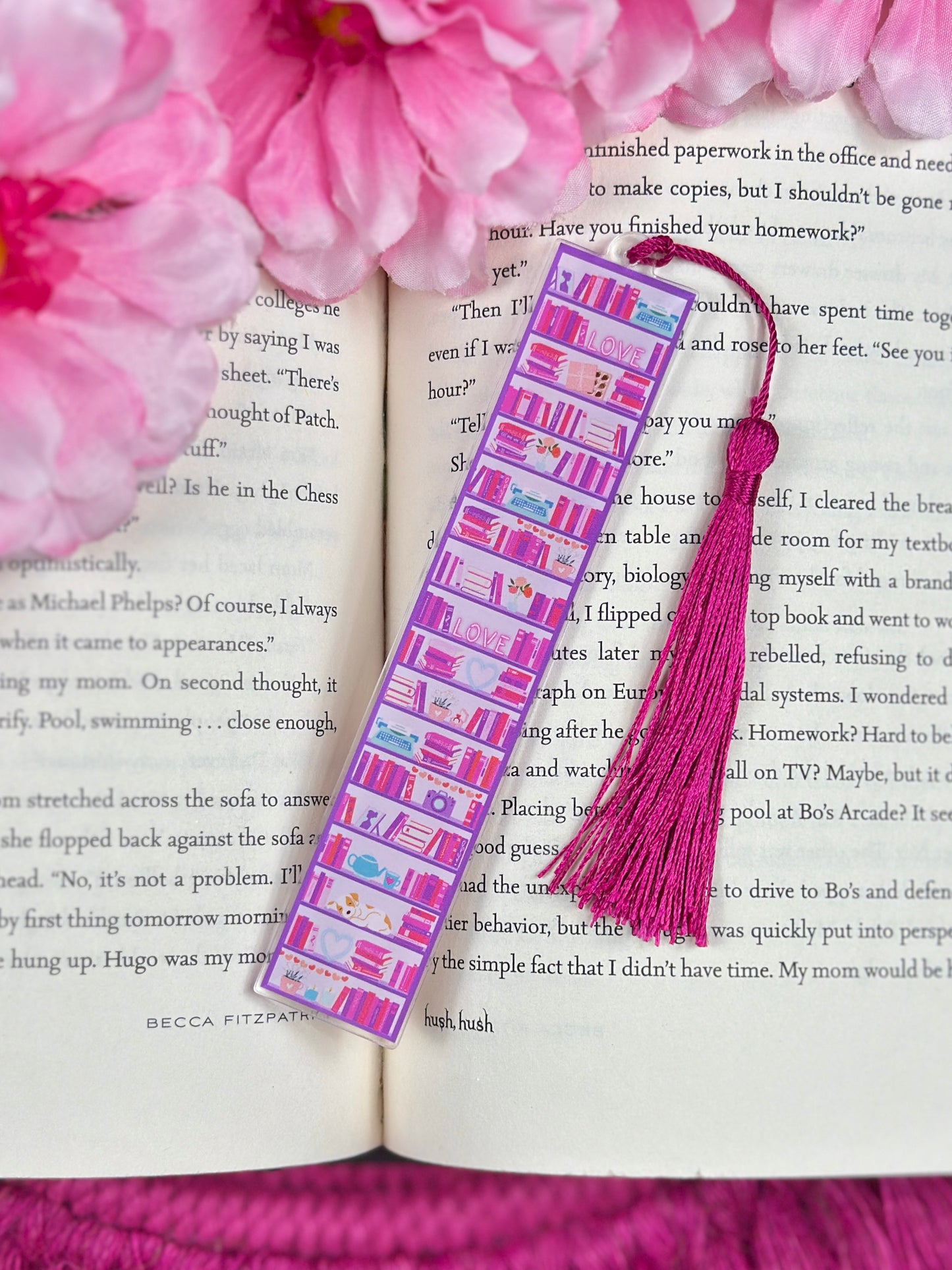 Romance Reader Acrylic Bookmark