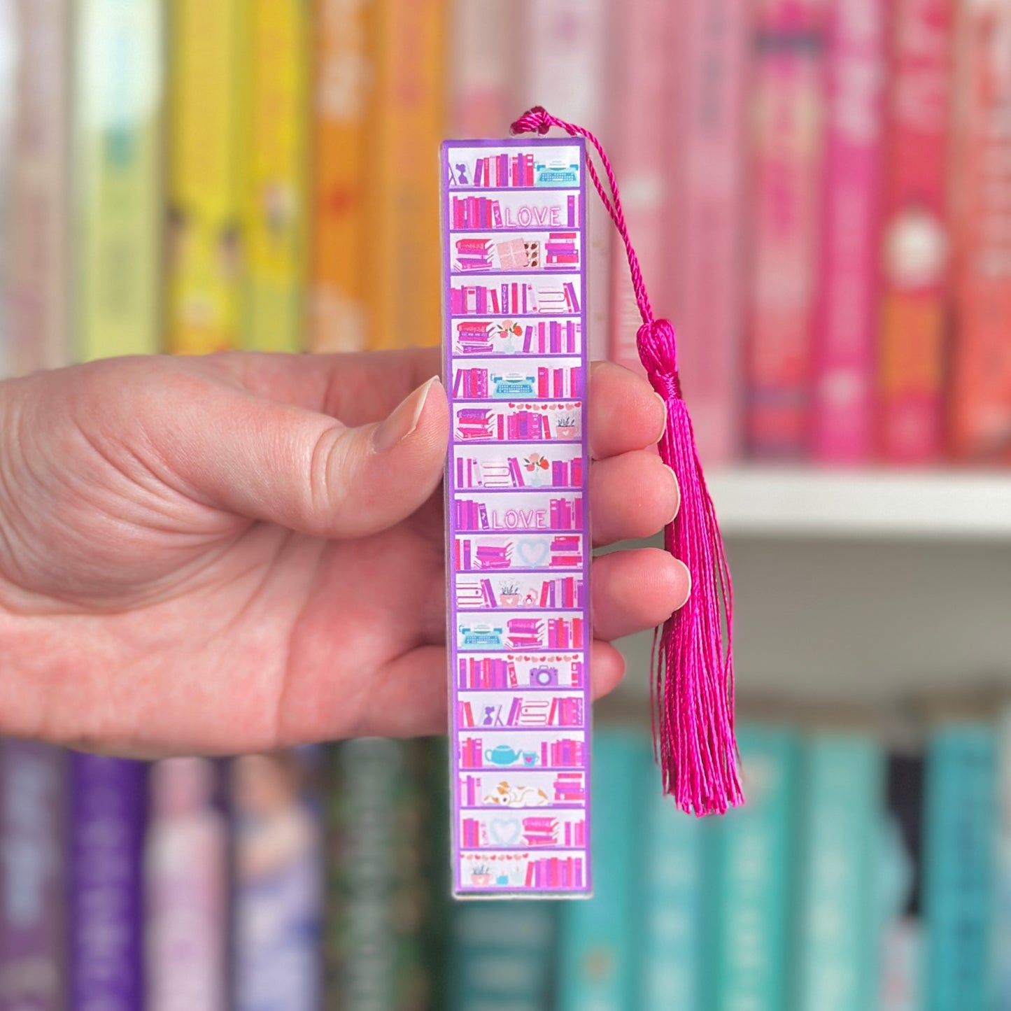 Romance Reader Acrylic Bookmark