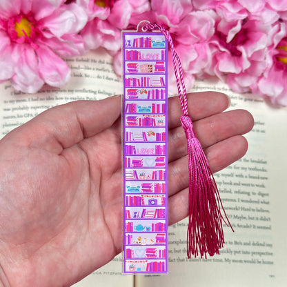 Romance Reader Acrylic Bookmark