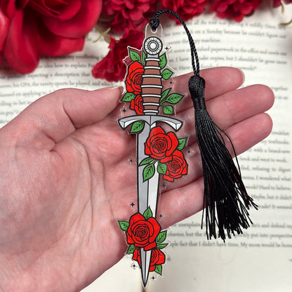 Rose Dagger Acrylic Bookmark