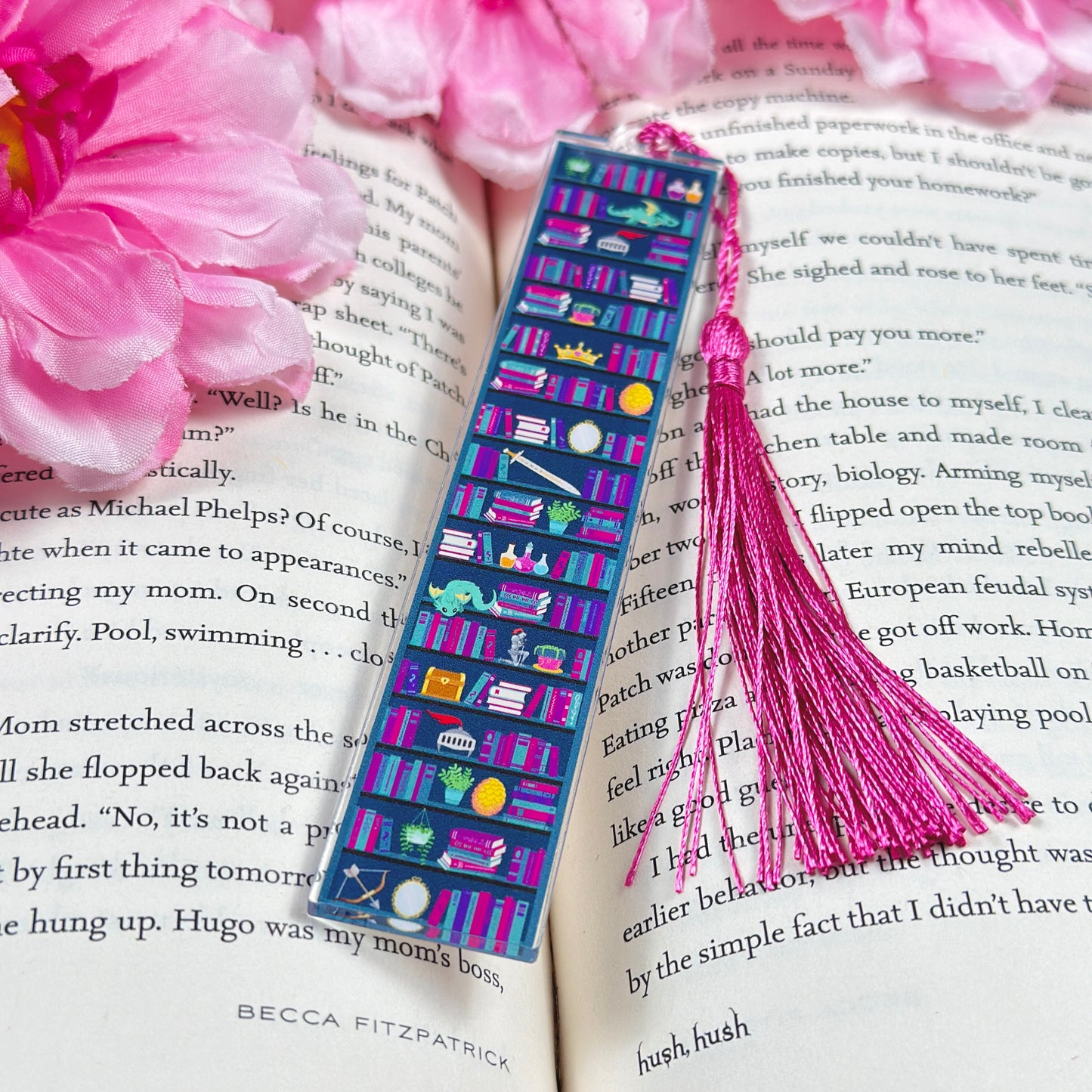 Fantasy Shelves Acrylic Bookmark