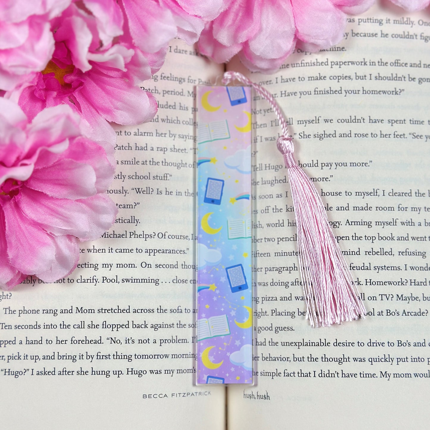 Late Night Reader Acrylic Bookmark