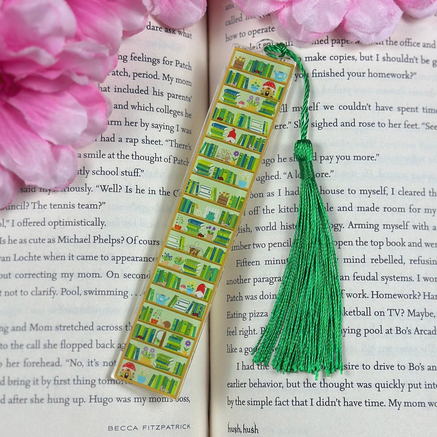 Garden Shelves Acrylic Bookmark