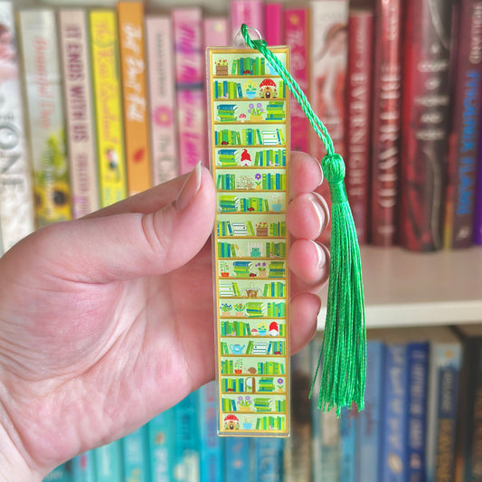 Garden Shelves Acrylic Bookmark