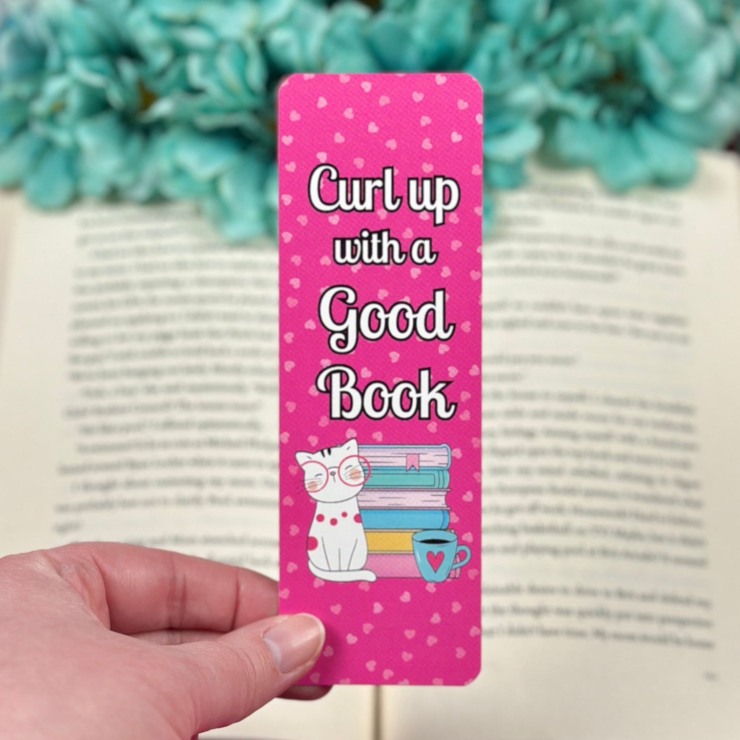 Curl Up with a Good Book Bookmark