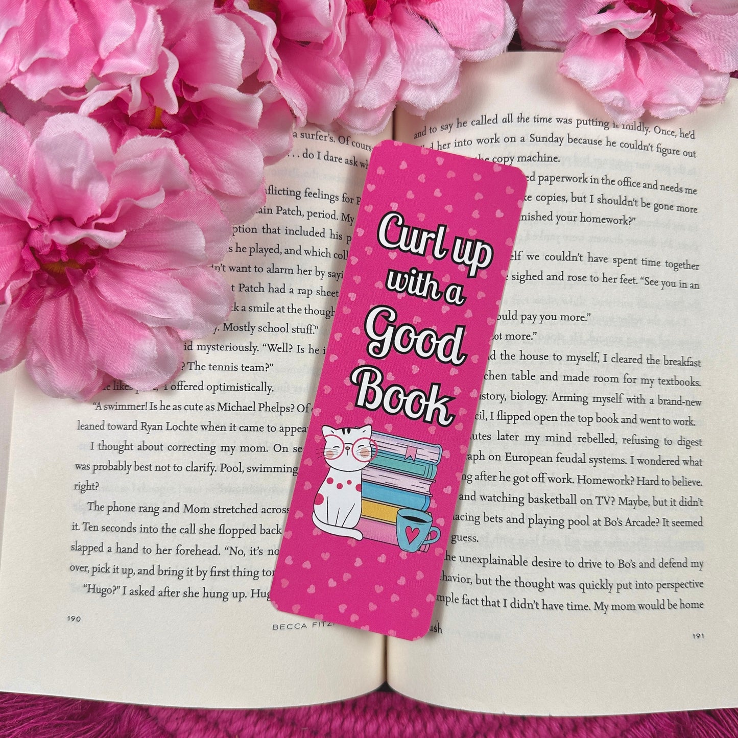 Curl Up with a Good Book Bookmark