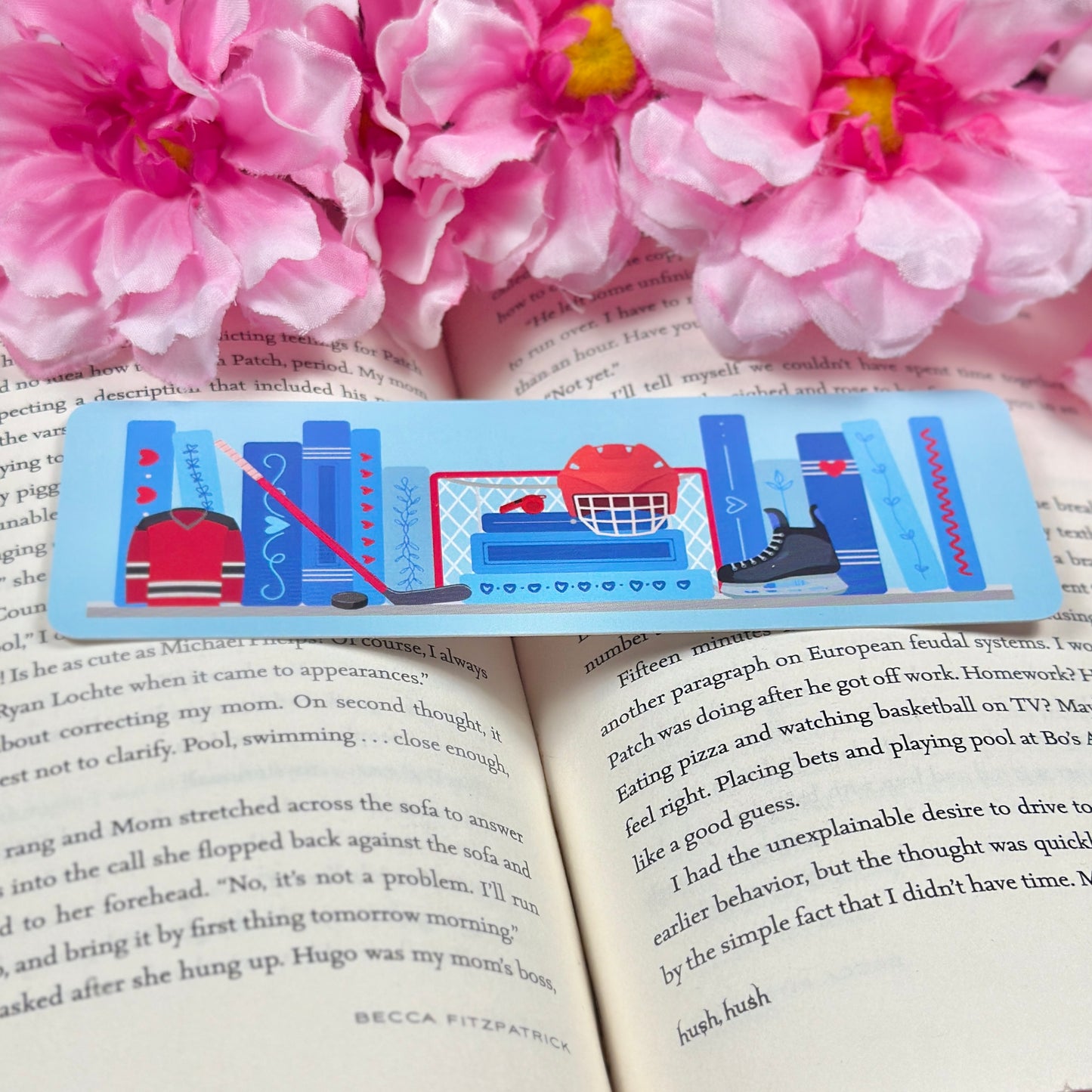 Hockey Romance Bookmark