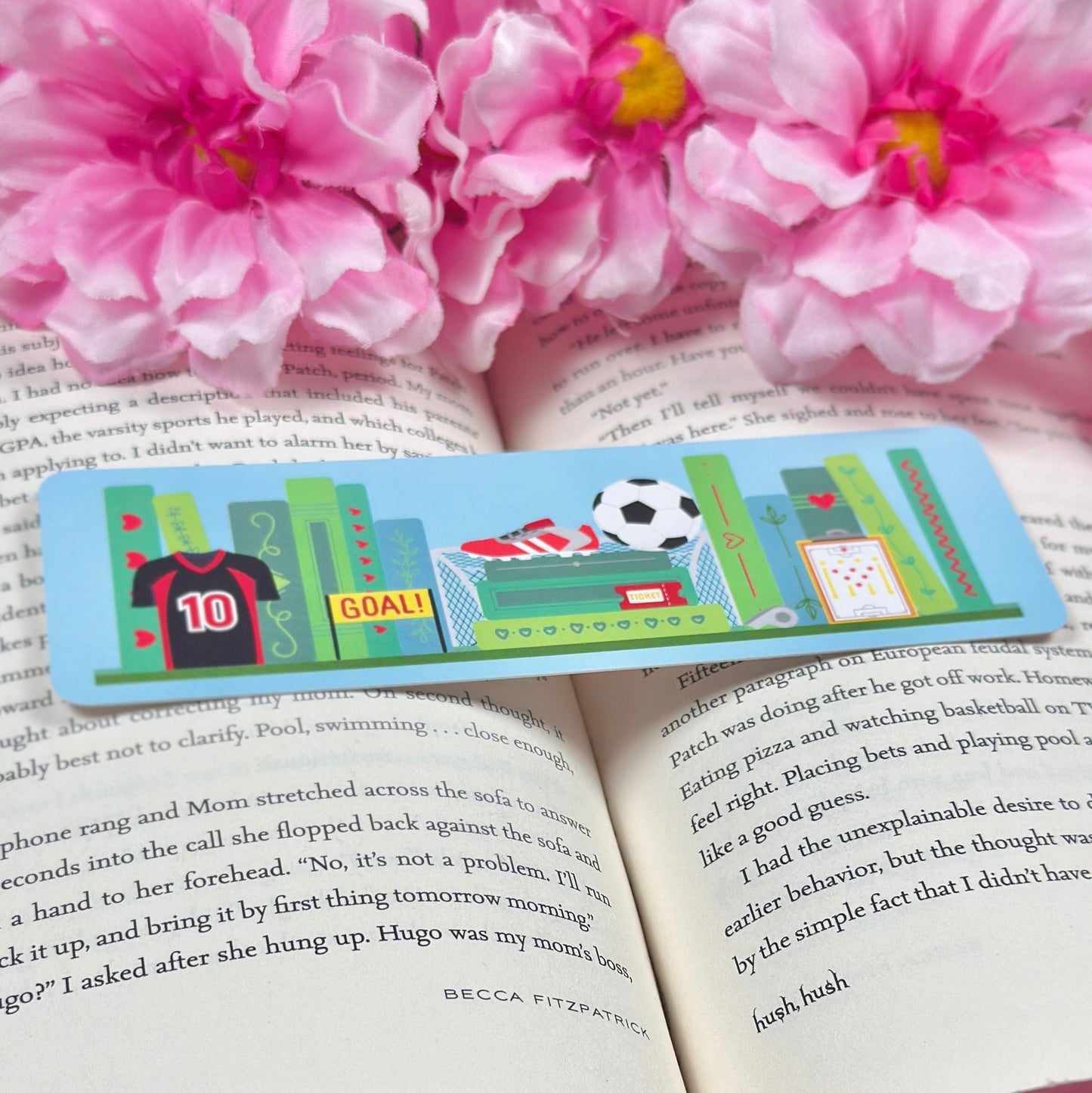 Soccer Romance Bookmark