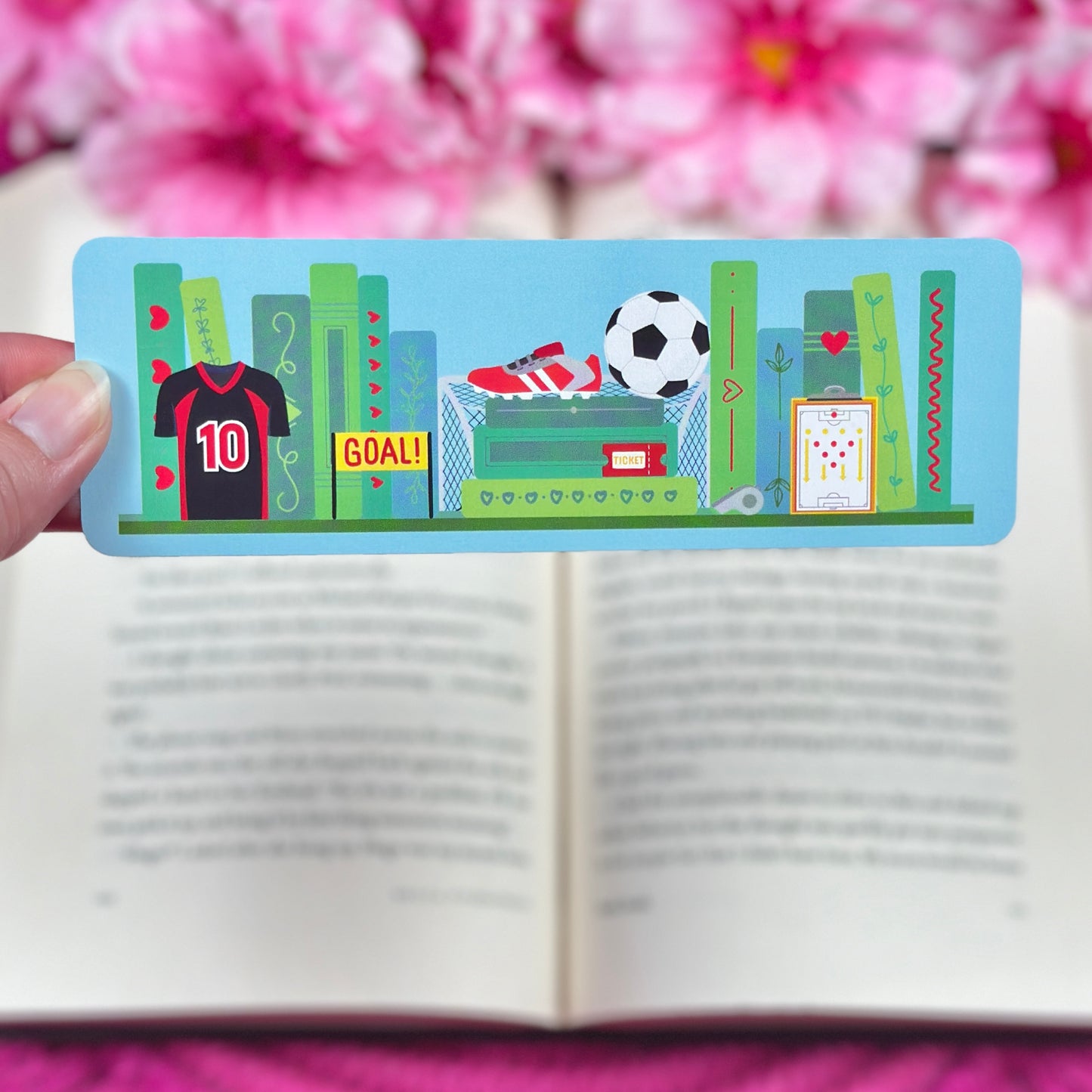 Soccer Romance Bookmark