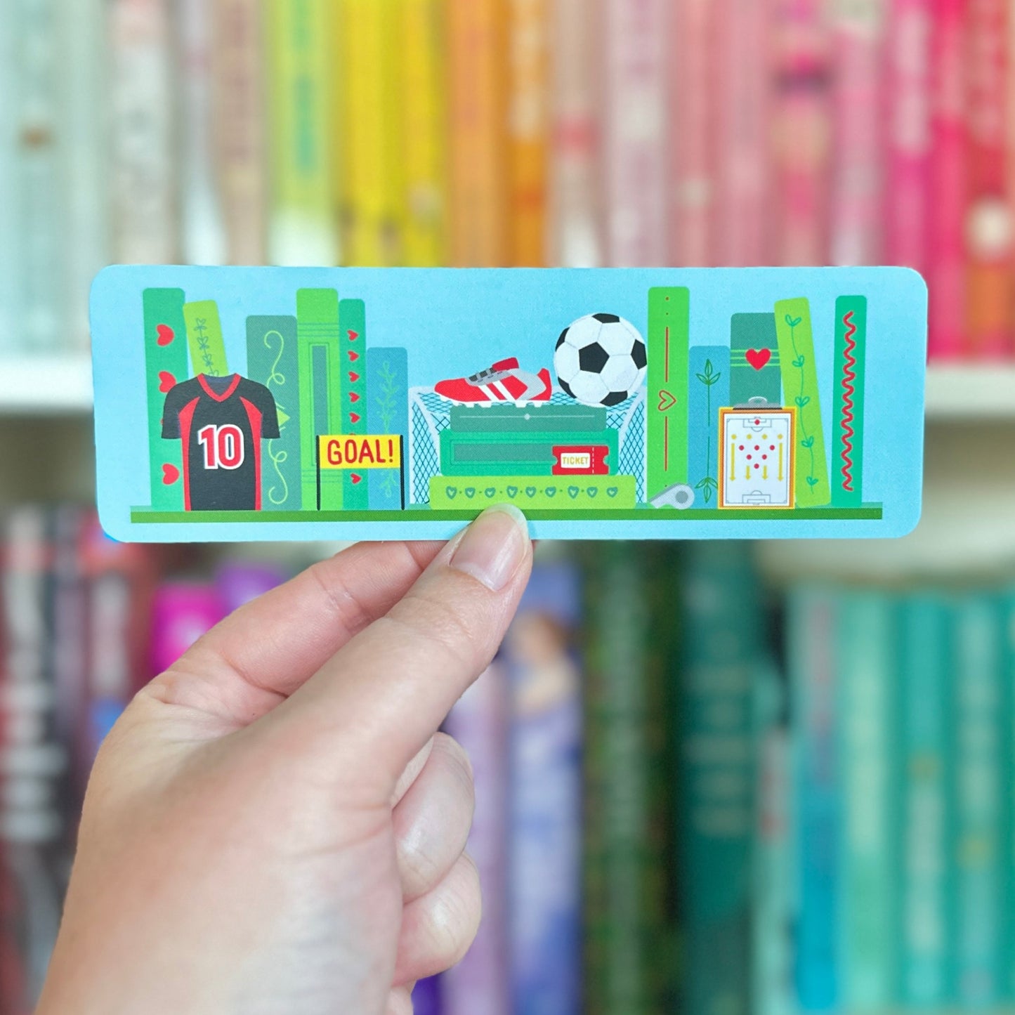 Soccer Romance Bookmark