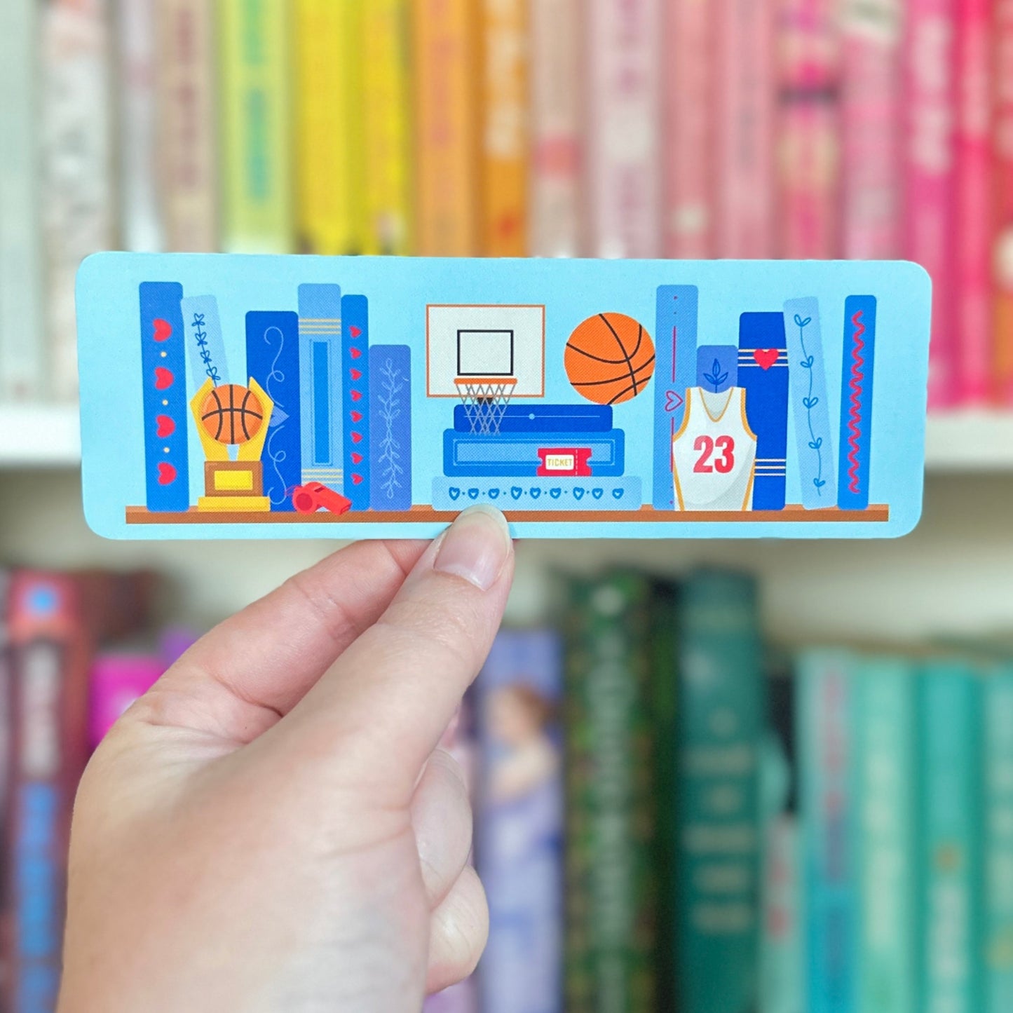 Basketball Romance Bookmark