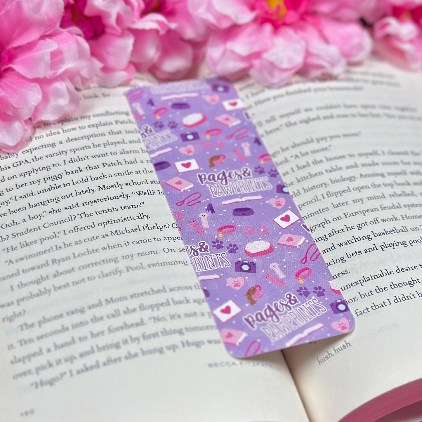 Pages & Pawprints Bookmark