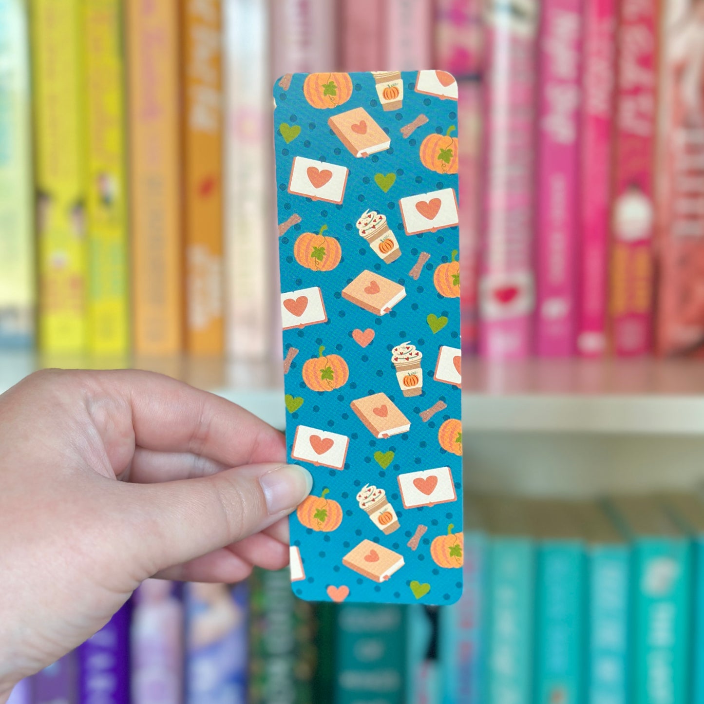 Pumpkins & Coffee Bookmark