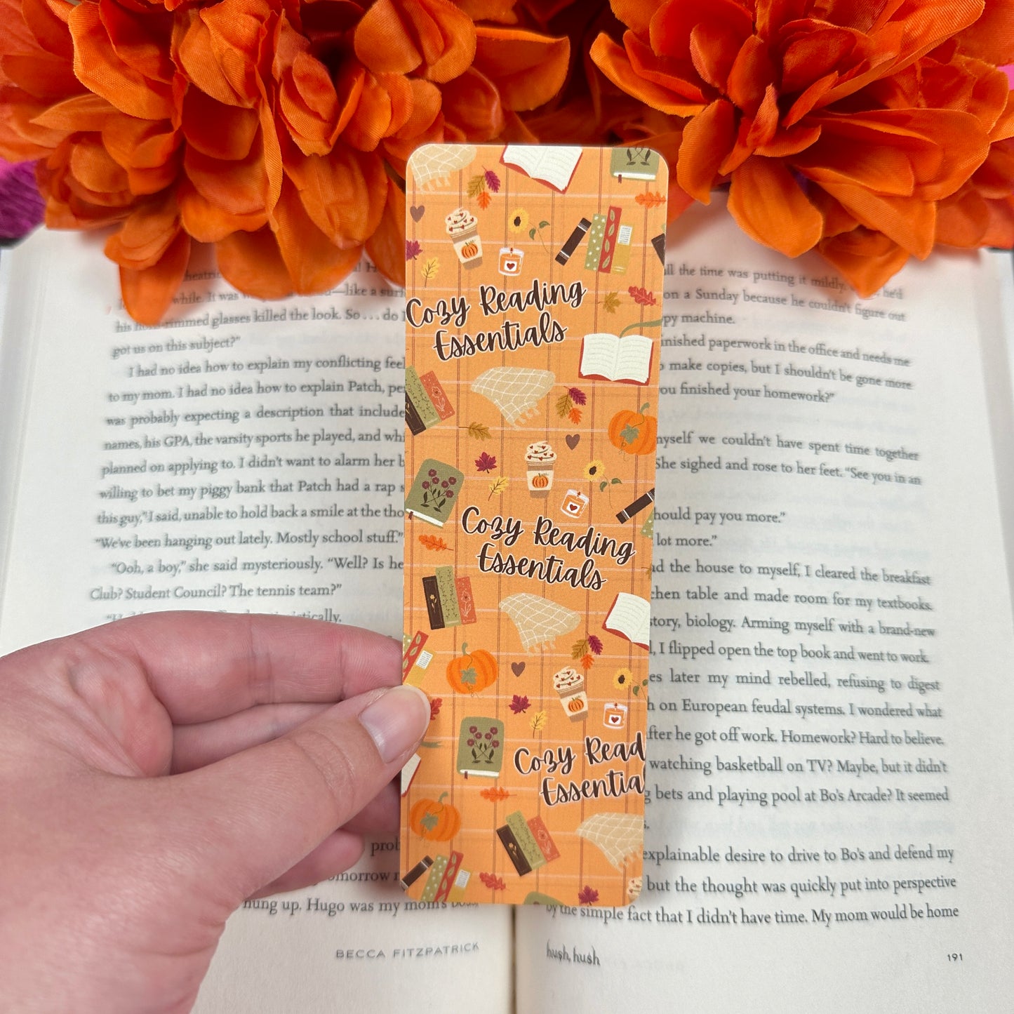 Cozy Autumn Reads Bookmark