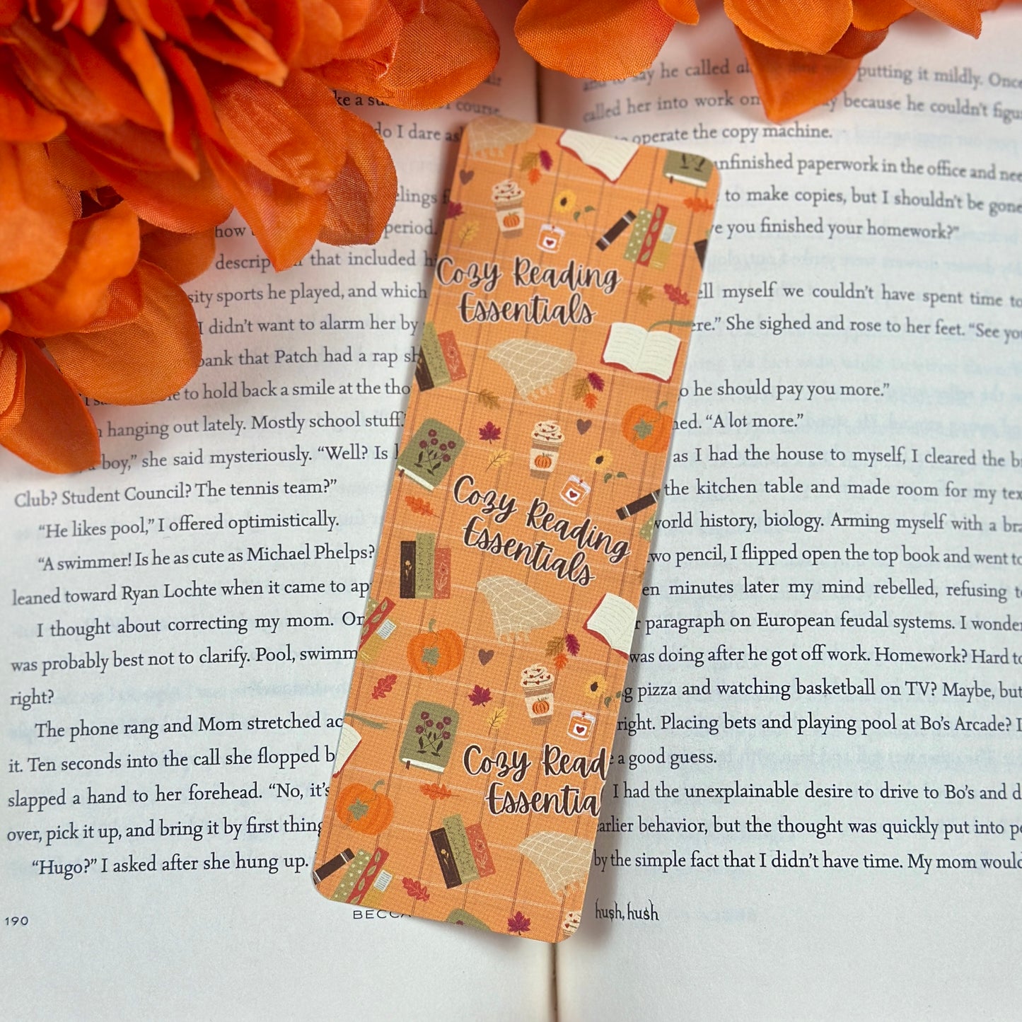 Cozy Autumn Reads Bookmark