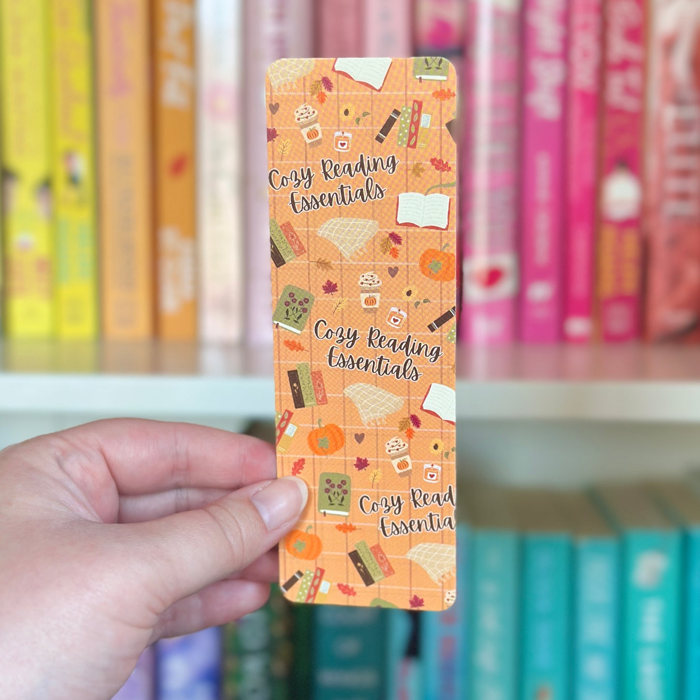 Cozy Autumn Reads Bookmark