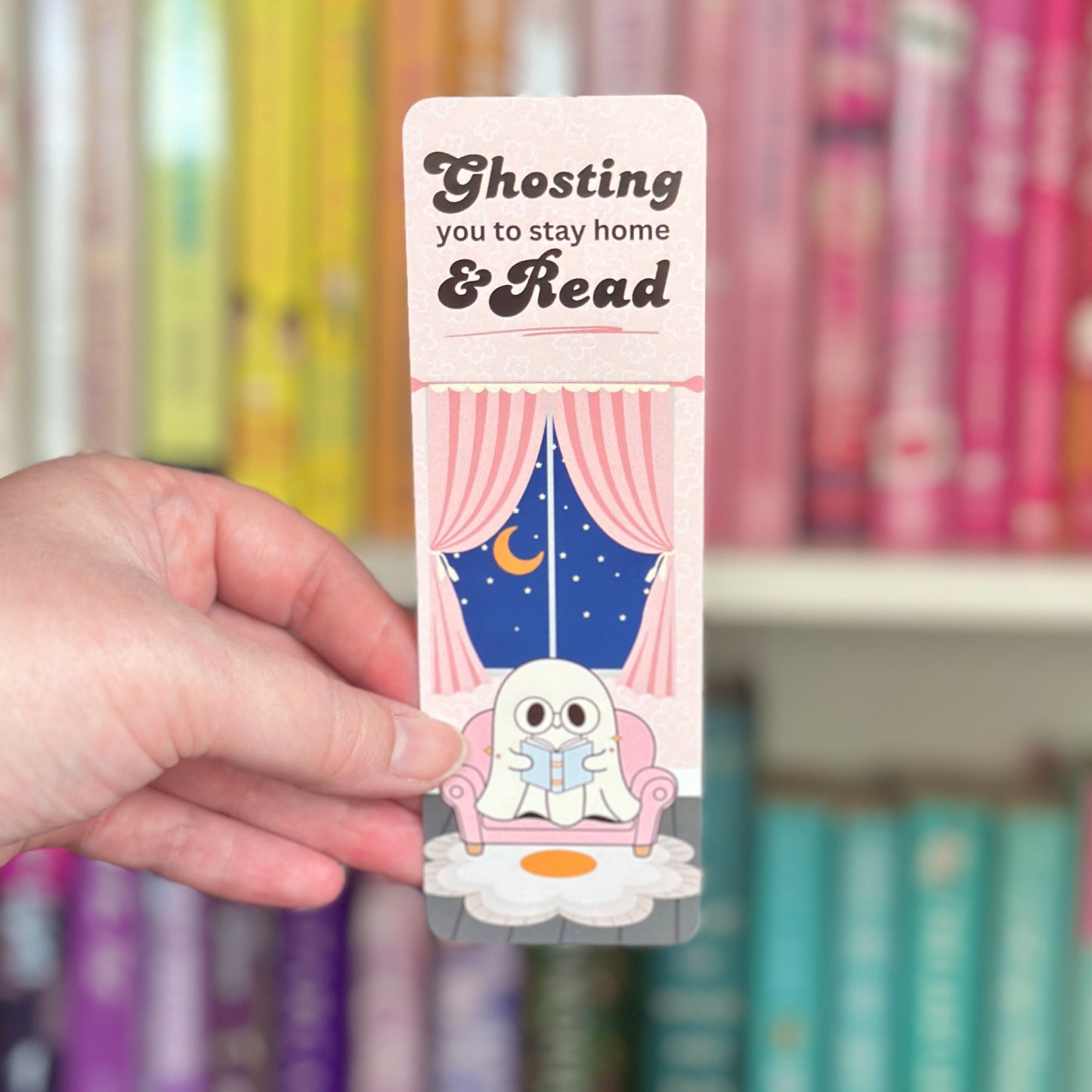 Ghost Reading Bookmark