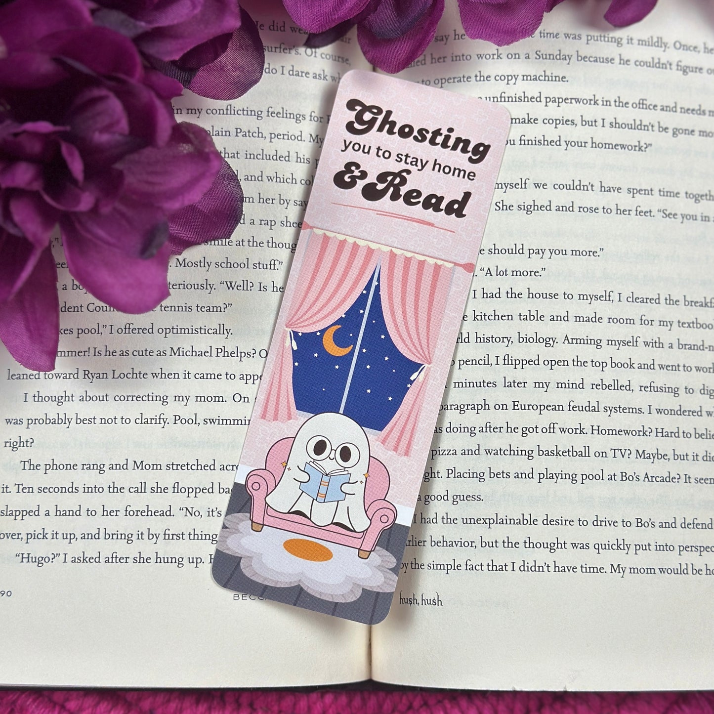 Ghost Reading Bookmark