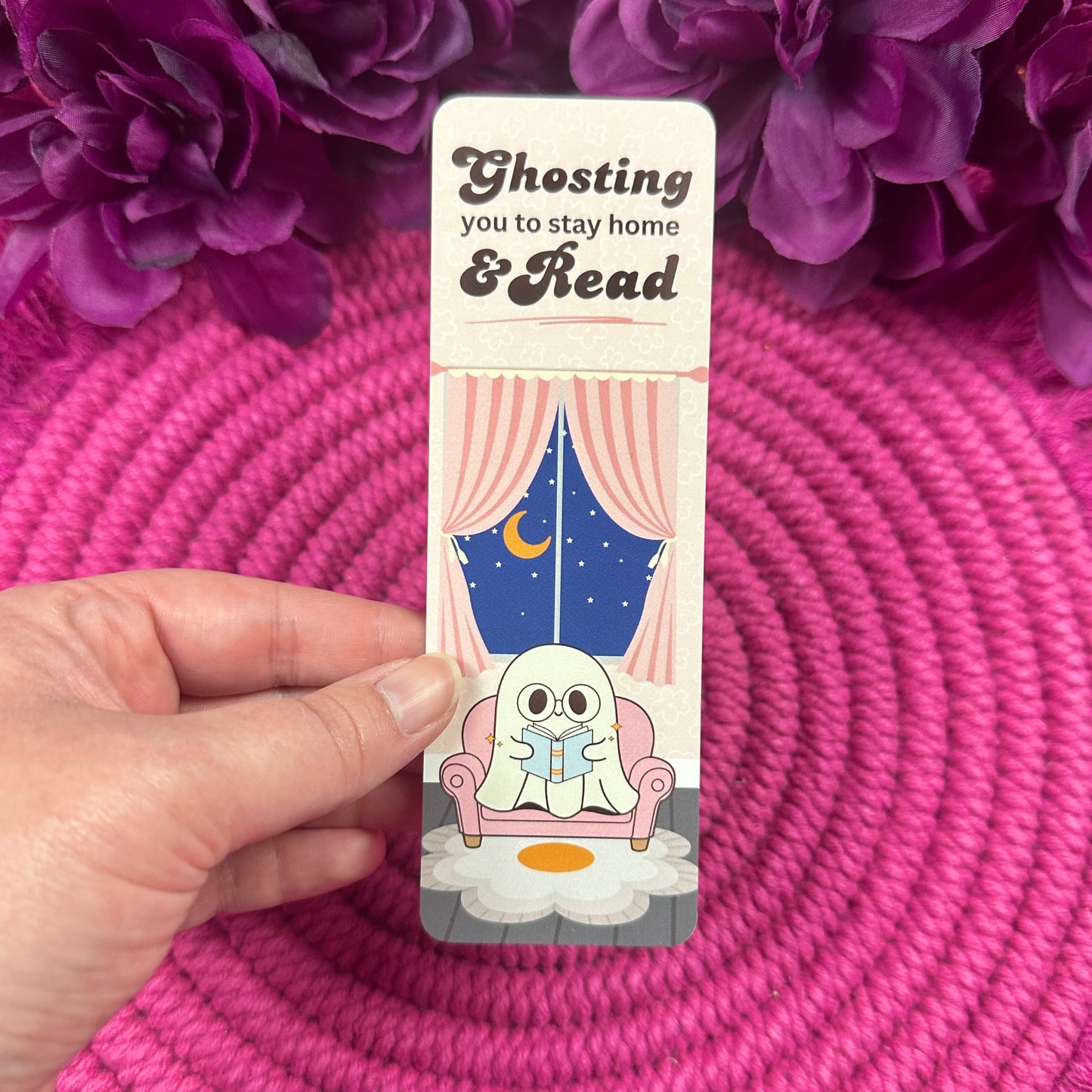 Ghost Reading Bookmark