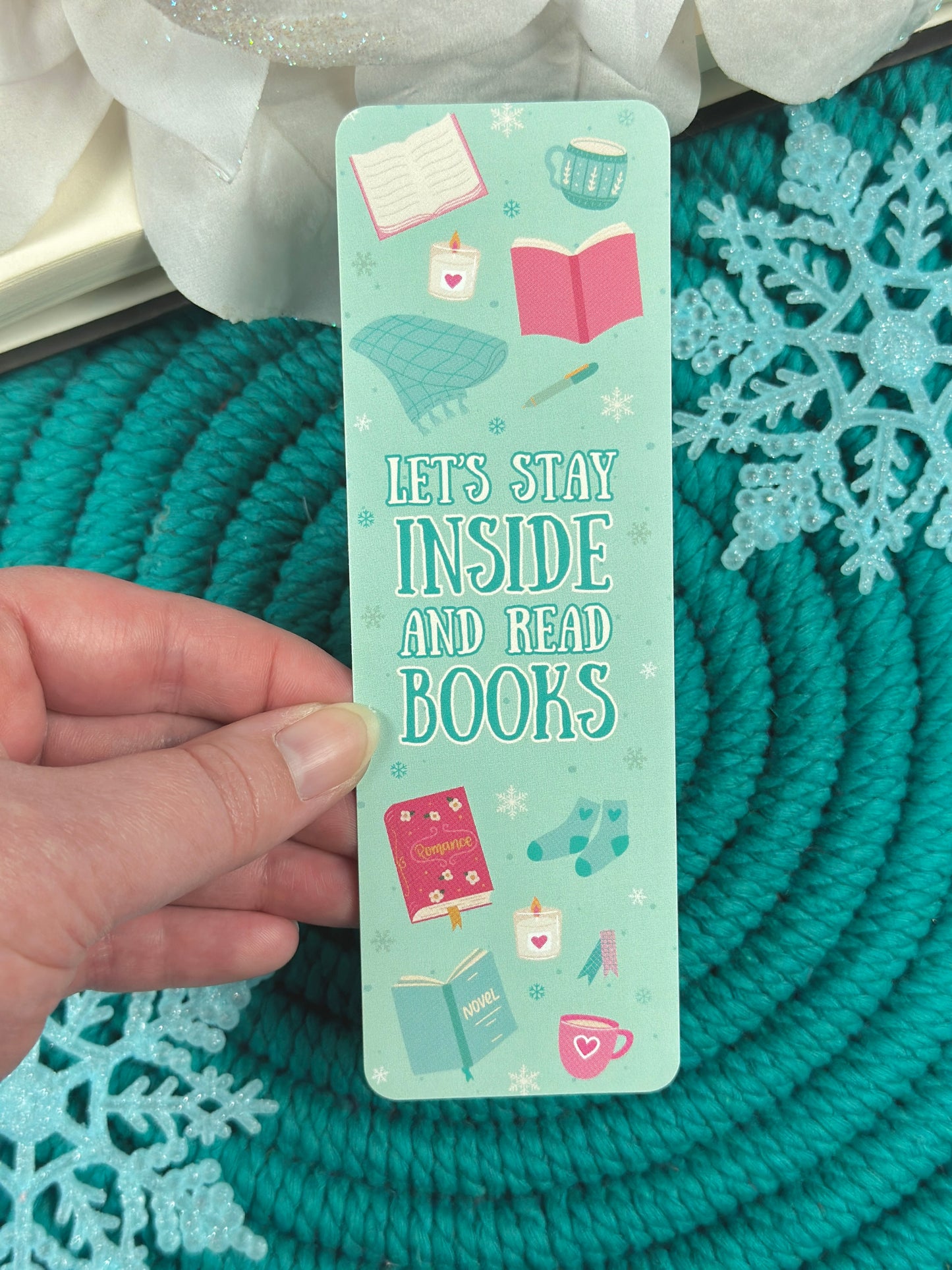 Stay Inside & Read Bookmark