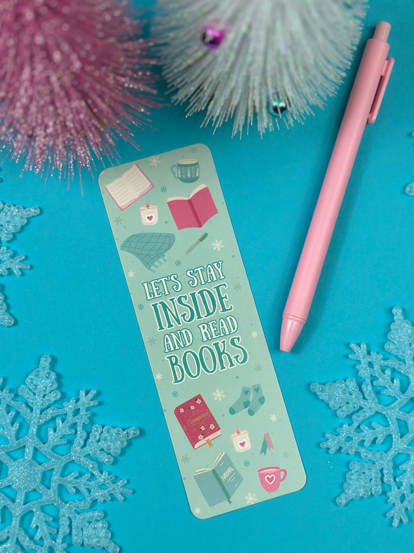 Stay Inside & Read Bookmark