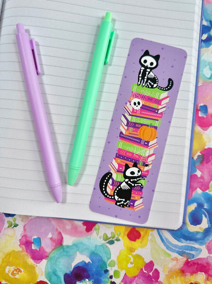 Skeleton Cats Bookmark